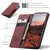 Samsung Galaxy A37 5G CaseMe 013 Multifunctional Horizontal Flip Leather Phone Case - Red