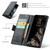 Samsung Galaxy A37 5G CaseMe 023 Butterfly Buckle Litchi Texture RFID Anti-theft Leather Phone Case - Black