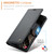 Samsung Galaxy A37 5G CaseMe 023 Butterfly Buckle Litchi Texture RFID Anti-theft Leather Phone Case - Black