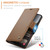 Samsung Galaxy A37 5G CaseMe 023 Butterfly Buckle Litchi Texture RFID Anti-theft Leather Phone Case - Brown