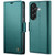 Samsung Galaxy A37 5G CaseMe 023 Butterfly Buckle Litchi Texture RFID Anti-theft Leather Phone Case - Green