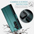 Samsung Galaxy A37 5G CaseMe 023 Butterfly Buckle Litchi Texture RFID Anti-theft Leather Phone Case - Green