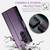 Samsung Galaxy A37 5G CaseMe 023 Butterfly Buckle Litchi Texture RFID Anti-theft Leather Phone Case - Purple