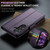 Samsung Galaxy A37 5G CaseMe 023 Butterfly Buckle Litchi Texture RFID Anti-theft Leather Phone Case - Purple
