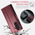 Samsung Galaxy A37 5G CaseMe 023 Butterfly Buckle Litchi Texture RFID Anti-theft Leather Phone Case - Red