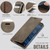Samsung Galaxy A37 5G CaseMe 033 Calf Leather Lining Microfibre RFID Blocking Phone Case - Coffee