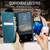 Samsung Galaxy A37 5G CaseMe 033 Calf Leather Lining Microfibre RFID Blocking Phone Case - Green