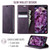 Samsung Galaxy A37 5G CaseMe 033 Calf Leather Lining Microfibre RFID Blocking Phone Case - Purple