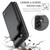 Samsung Galaxy A37 5G CaseMe C22 Card Slots Holder RFID Anti-theft Phone Case - Black