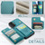 Samsung Galaxy A37 5G CaseMe C22 Card Slots Holder RFID Anti-theft Phone Case - Green