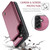 Samsung Galaxy A37 5G CaseMe C22 Card Slots Holder RFID Anti-theft Phone Case - Red