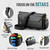Samsung Galaxy A37 5G CaseMe C36 Card Slots Zipper Wallet RFID Anti-theft Leather Phone Case - Black