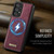 Samsung Galaxy A52 / A52s 5G CaseMe C69 Series Magnetic Vegan Leather Back Phone Case - Red
