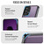 Samsung Galaxy A53 5G CaseMe C69 Series Magnetic Vegan Leather Back Phone Case - Purple