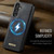 Samsung Galaxy A55 5G / A35 5G CaseMe C69 Series Magnetic Vegan Leather Back Phone Case - Black