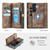 Samsung Galaxy A57 5G CaseMe 008 Detachable Multifunctional Leather Phone Case - Brown