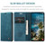 Samsung Galaxy A57 5G CaseMe 013 Multifunctional Horizontal Flip Leather Phone Case - Blue