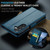 Samsung Galaxy A57 5G CaseMe 023 Butterfly Buckle Litchi Texture RFID Anti-theft Leather Phone Case - Blue
