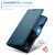 Samsung Galaxy A57 5G CaseMe 023 Butterfly Buckle Litchi Texture RFID Anti-theft Leather Phone Case - Blue