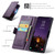 Samsung Galaxy A57 5G CaseMe 023 Butterfly Buckle Litchi Texture RFID Anti-theft Leather Phone Case - Purple