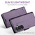 Samsung Galaxy A57 5G CaseMe 023 Butterfly Buckle Litchi Texture RFID Anti-theft Leather Phone Case - Purple
