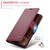Samsung Galaxy A57 5G CaseMe 023 Butterfly Buckle Litchi Texture RFID Anti-theft Leather Phone Case - Red