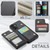 Samsung Galaxy A57 5G CaseMe C22 Card Slots Holder RFID Anti-theft Phone Case - Black