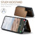 Samsung Galaxy A57 5G CaseMe C22 Card Slots Holder RFID Anti-theft Phone Case - Brown