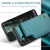 Samsung Galaxy A57 5G CaseMe C22 Card Slots Holder RFID Anti-theft Phone Case - Green