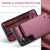 Samsung Galaxy A57 5G CaseMe C22 Card Slots Holder RFID Anti-theft Phone Case - Red