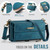 Samsung Galaxy A57 5G CaseMe C39 RFID Blocking Zipper Wallet Leather Phone Case with Crossbody Strap - Green