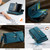 Samsung Galaxy A57 5G CaseMe C39 RFID Blocking Zipper Wallet Leather Phone Case with Crossbody Strap - Green