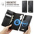 Samsung Galaxy A57 5G CaseMe C49 Magnetic RFID Blocking Detachable Wallet Leather Phone Case - Black
