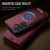 Samsung Galaxy A57 5G CaseMe C49 Magnetic RFID Blocking Detachable Wallet Leather Phone Case - Red