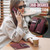 Samsung Galaxy A57 5G CaseMe C49 Magnetic RFID Blocking Detachable Wallet Leather Phone Case - Red