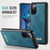Samsung Galaxy S20 FE CaseMe C69 Series Magnetic Vegan Leather Back Phone Case - Green