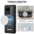 Samsung Galaxy S20 Ultra CaseMe C69 Series Magnetic Vegan Leather Back Phone Case - Black