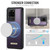 Samsung Galaxy S20 Ultra CaseMe C69 Series Magnetic Vegan Leather Back Phone Case - Purple