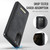 Samsung Galaxy S20+ CaseMe C69 Series Magnetic Vegan Leather Back Phone Case - Black