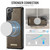 Samsung Galaxy S21 5G CaseMe C69 Series Magnetic Vegan Leather Back Phone Case - Coffee