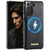 Samsung Galaxy S21 FE 5G CaseMe C69 Series Magnetic Vegan Leather Back Phone Case - Black