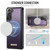 Samsung Galaxy S21 FE 5G CaseMe C69 Series Magnetic Vegan Leather Back Phone Case - Purple