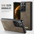 Samsung Galaxy S21 Ultra 5G CaseMe C69 Series Magnetic Vegan Leather Back Phone Case - Coffee