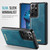 Samsung Galaxy S21 Ultra 5G CaseMe C69 Series Magnetic Vegan Leather Back Phone Case - Green