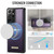 Samsung Galaxy S21 Ultra 5G CaseMe C69 Series Magnetic Vegan Leather Back Phone Case - Purple