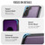 Samsung Galaxy S21+ 5G CaseMe C69 Series Magnetic Vegan Leather Back Phone Case - Purple