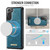 Samsung Galaxy S22 5G CaseMe C69 Series Magnetic Vegan Leather Back Phone Case - Green