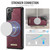 Samsung Galaxy S22 5G CaseMe C69 Series Magnetic Vegan Leather Back Phone Case - Red