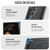 Samsung Galaxy S22 Ultra 5G CaseMe C69 Series Magnetic Vegan Leather Back Phone Case - Black