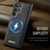 Samsung Galaxy S22 Ultra 5G CaseMe C69 Series Magnetic Vegan Leather Back Phone Case - Black